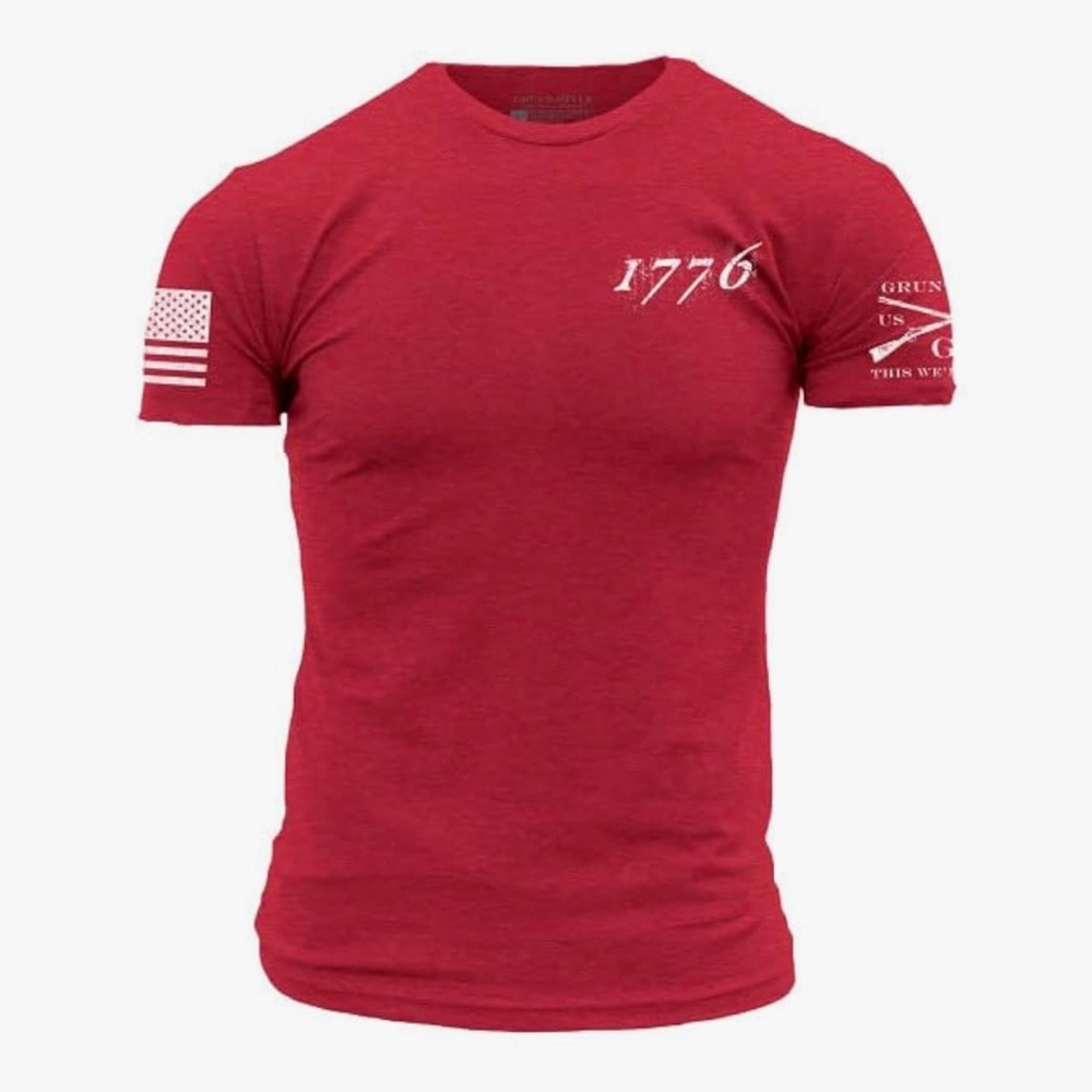 Grunt Style Red 1776 Short Sleeve Tee